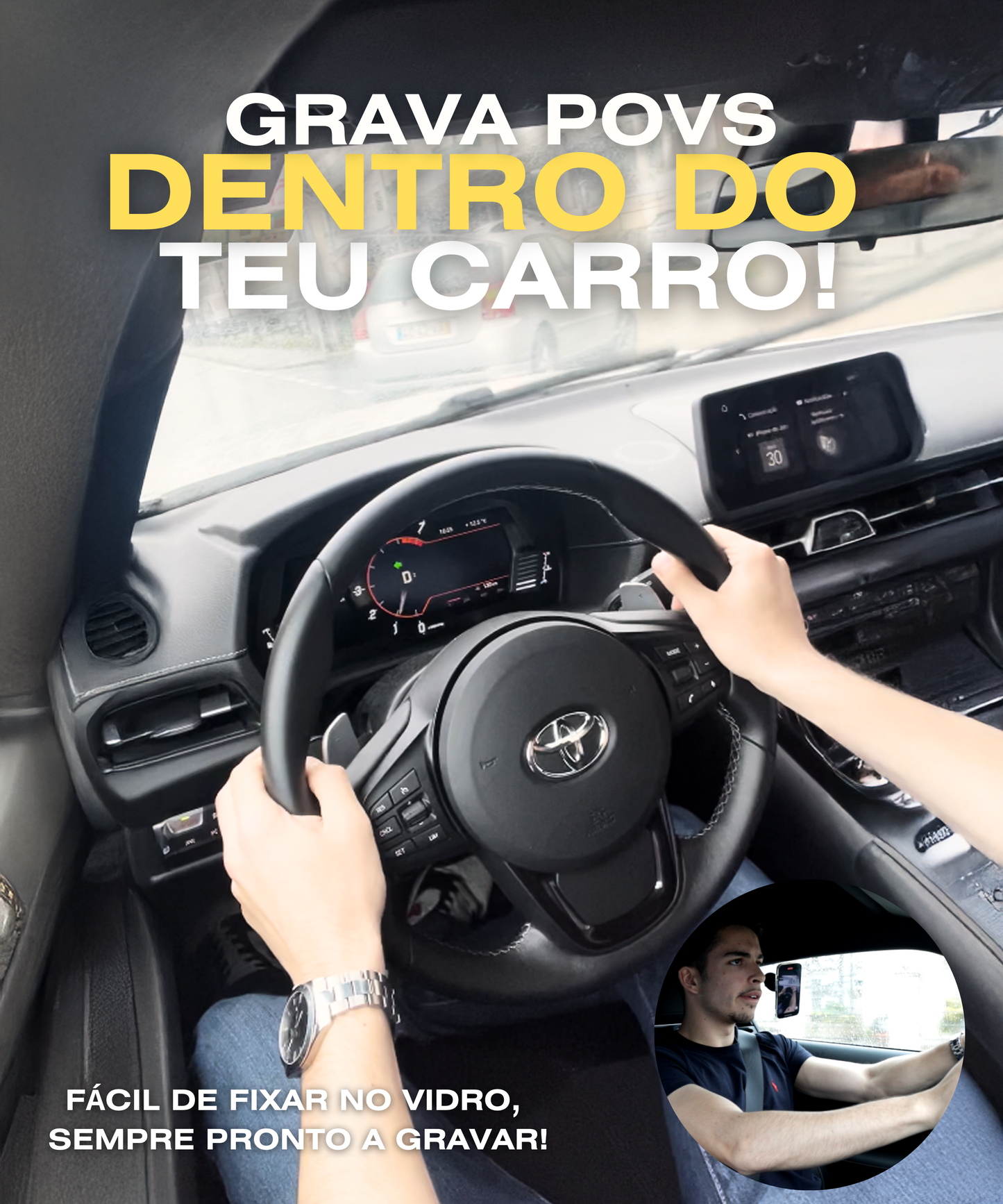 Suporte Magnético 360º CASEOVER (Content Creator)