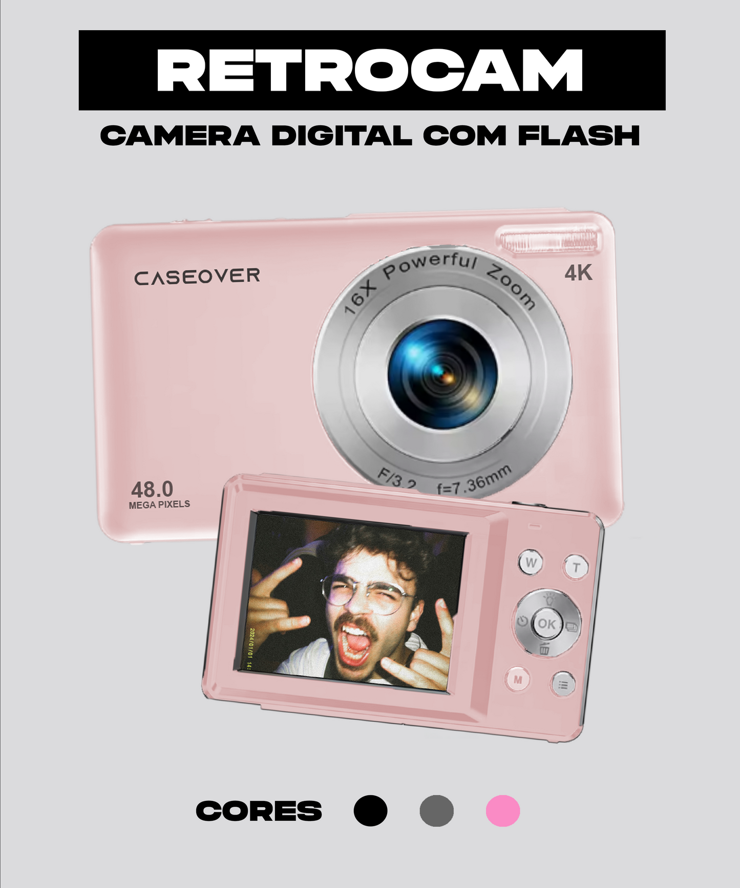 CaseCam CASEOVER (Câmera Digital)